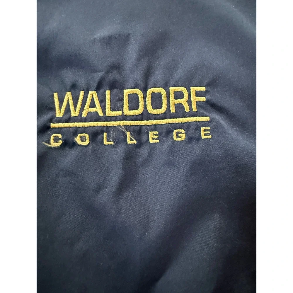 Gear For Sports Waldorf College Windbreaker Pullover Navy Blue V-Neck Mens XL
